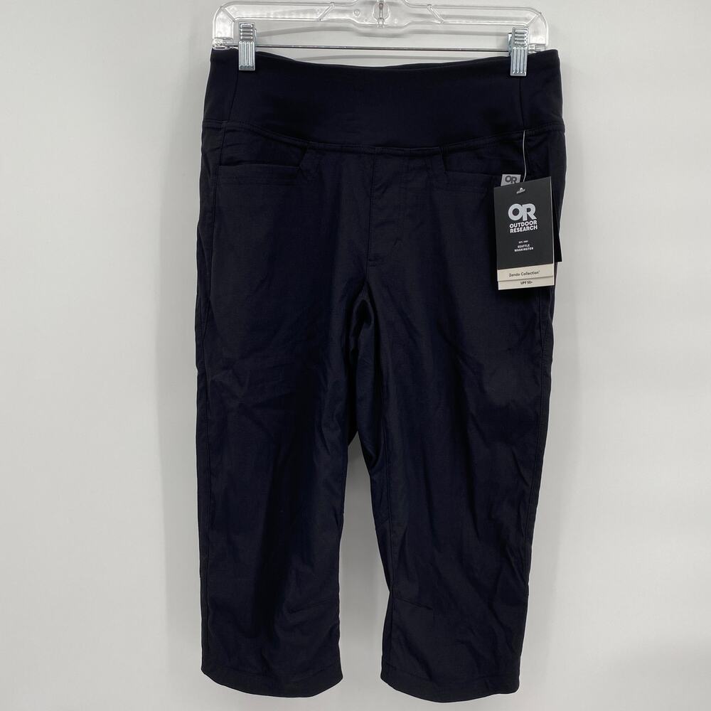 Outdoor Research Women's Zendo Capri Black Yoga Waist Size Small